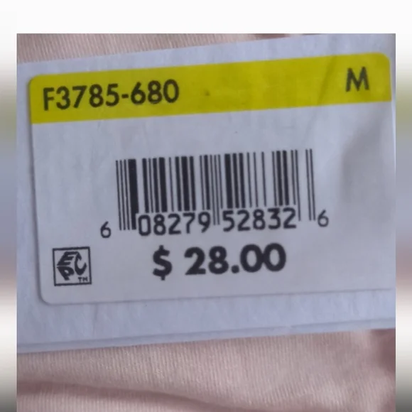 Calvin Klein racer back bralette pink size medium NWT - Picture 4 of 4